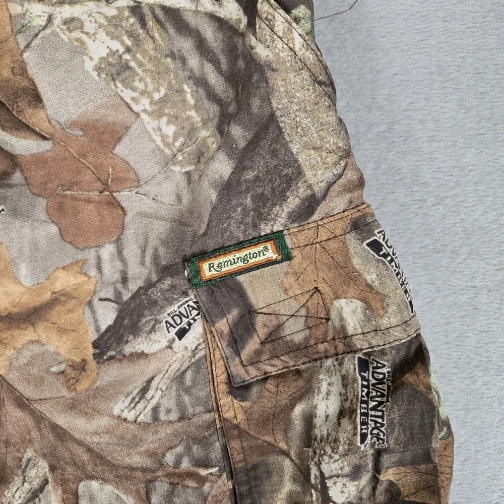 Remington Cargo Shorts Men XL Advantage Timber‎ Camo Hunting Nylon Outdoor